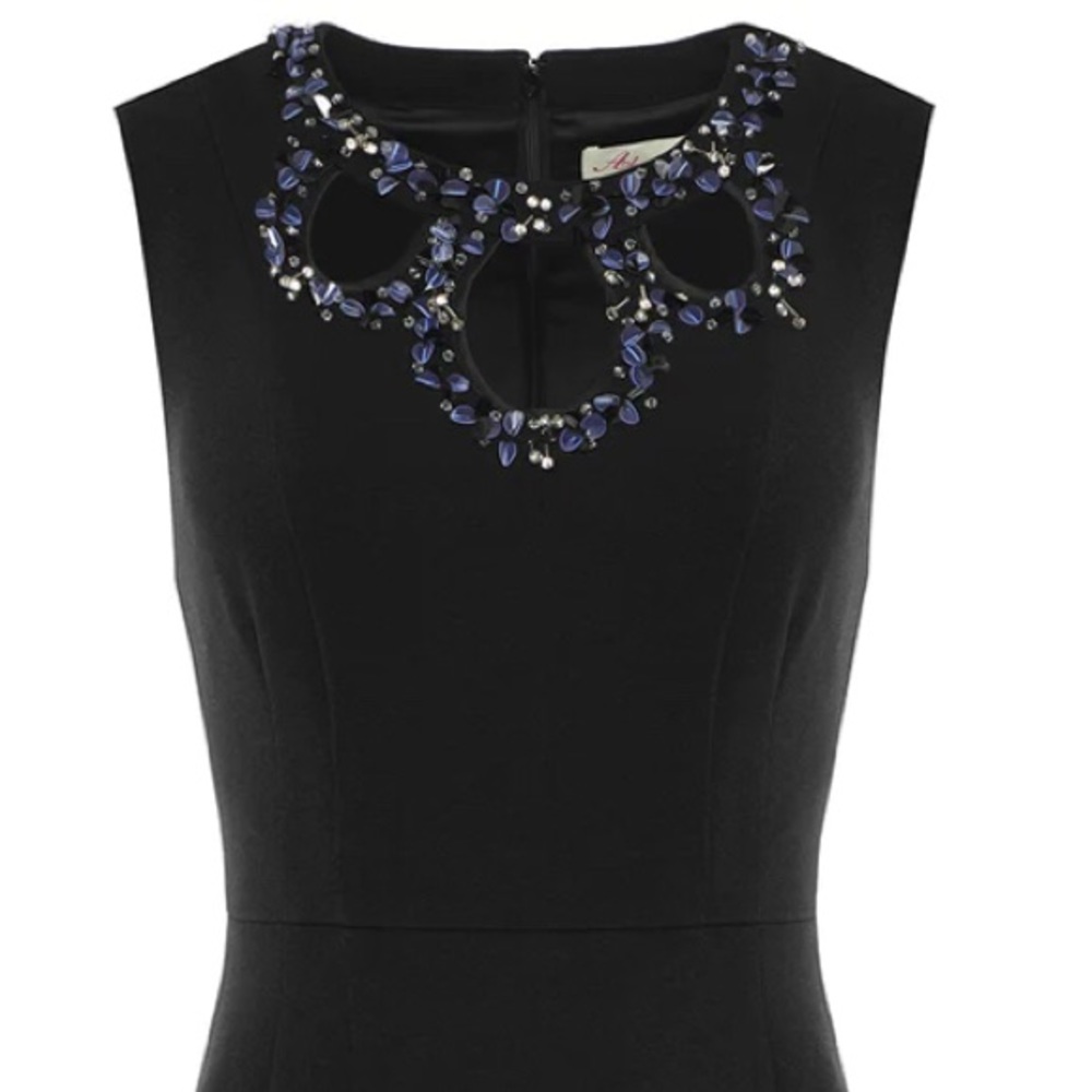 Alannah Hill Black Bejewelled Dress Size 6 BNWT - Picture 1 of 4